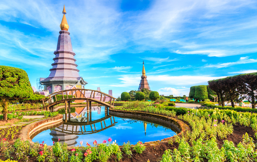 Pagodas en Doi Inthanon