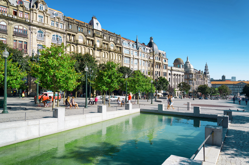 Avenida de los Aliados de Oporto