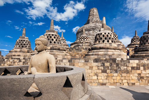 Figura de Buda en Bodobudur