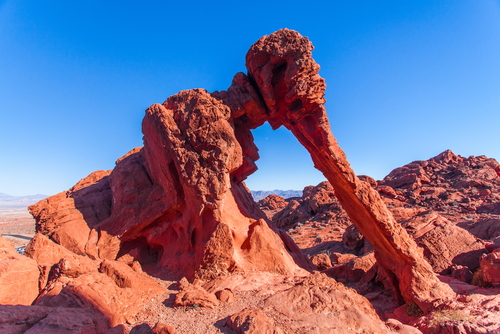 Formación rocosa en el Valle del Fuego