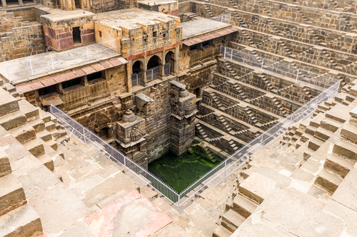 Chand Baori en la India