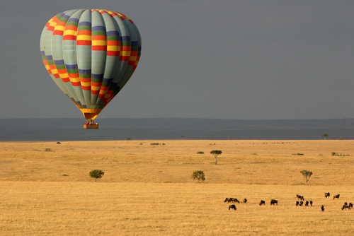Globo en Masai Mara