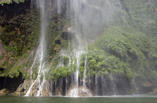 Cascada en el Cañón del Sumidero