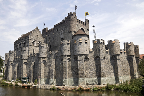 Castillo de los Condes de Flandes en Gante