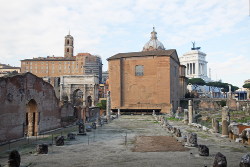 Basílica Emilia en el Foro Romano