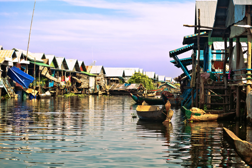 Tonlé Sap en Camboya