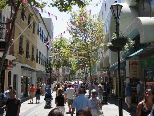 Main Street en Gibraltar