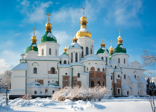 Catedral de Santa Sofía en Kiev.