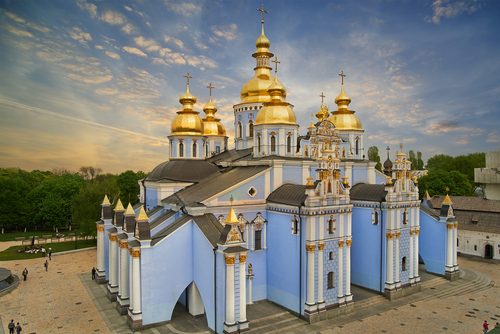 San Miguel de las Cúpulas Doradas en Kiev.