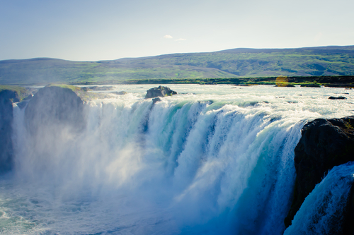 Cascada Detifoss en Islandia