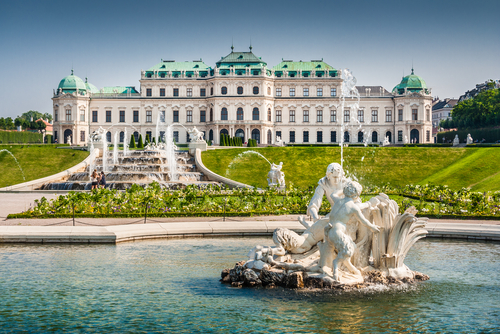 Gratis en Viena palacio Bellvedere