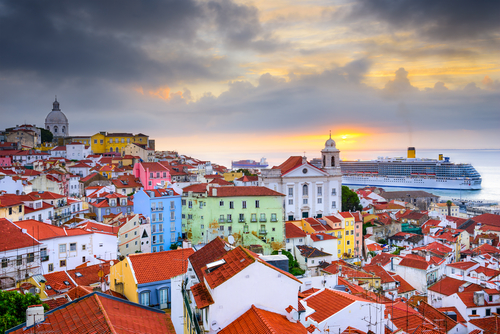 Lisboa desde el Mirador de Santa Luzia