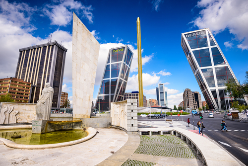 Paseo de la Castellana, lugar par alojarse en Madrid