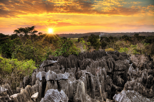 Mar de piedra de Tsingy