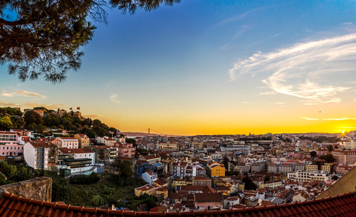 Lisboa desde el Castelo de Sao Jorge
