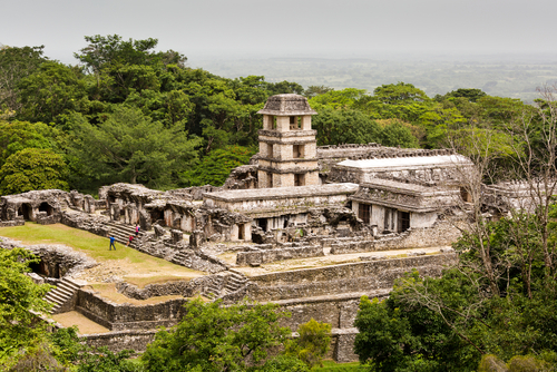 Ruinas de Palenque en Chiapas