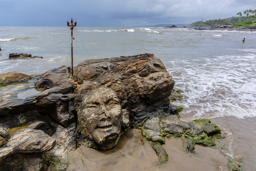 Playa Vagator en Goa
