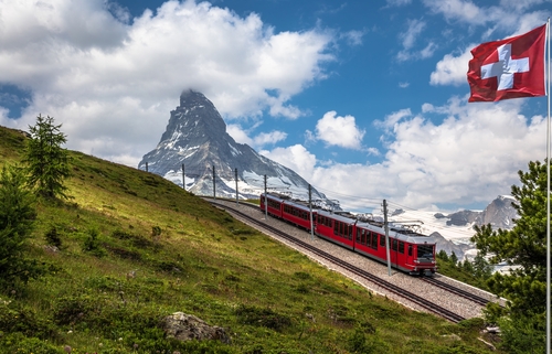 Matterhorn en los Alpes