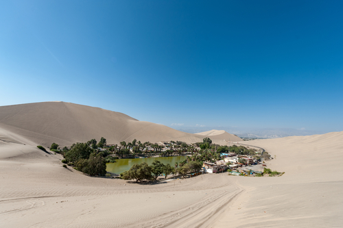 Oasis Huacachina en Perú
