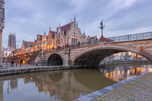 Puente de San Miguel en Gante