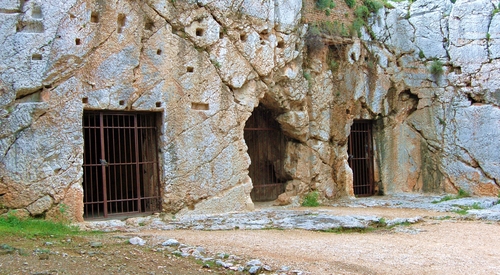 Prisión de Sócrates en Atenas