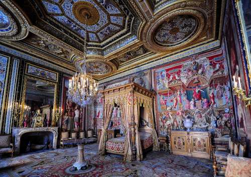 Habitación de Ana de Austria en Fontainbleau