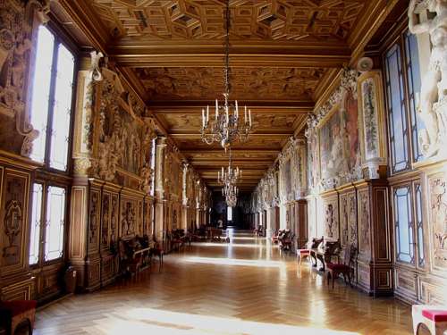 Galería de Francisco I en Fontainebleau