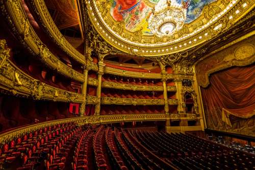 Escenario de la Ópera Garnier