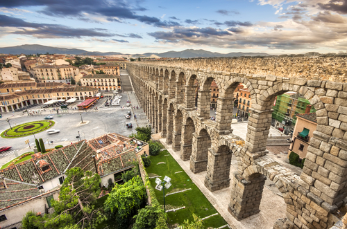 Acueducto de Segovia en Castilla y León