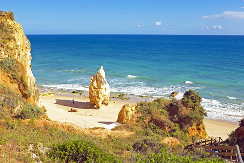 Praia da Rocha en el Algarve