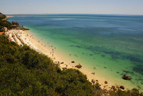 Playas de Portugal, vista de Portinho de Arrábida