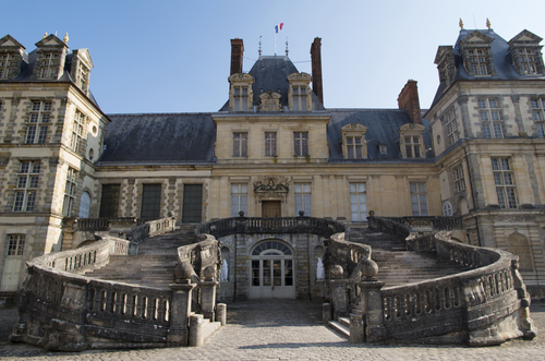 Escalera del Palacio de Fontainebleau