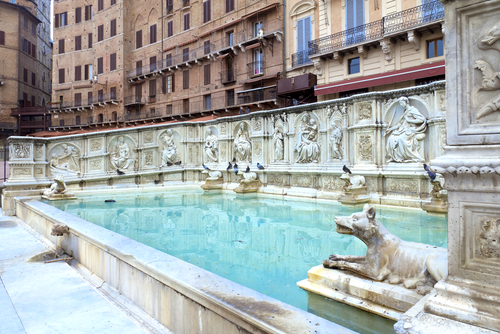 Fuente Gaia en Siena