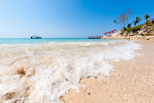 Playa Blanca en Colombia