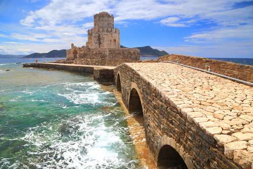 Modona en Grecia: entre el castillo y el mar Modona en Grecia: entre el castillo y el mar