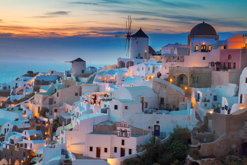 Santorini en Grecia
