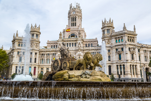 Fuente de la Cibeles en Madrid