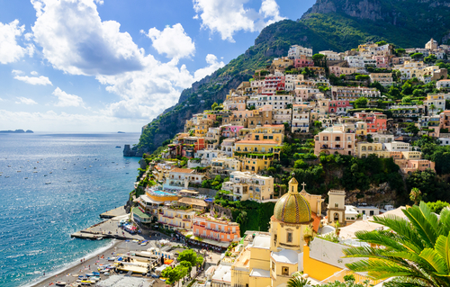 Positano en Italia, un pueblo sobre la piedra