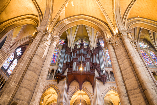 Interior de la catedral de Chartres