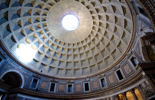 Cúpula del Panteón de Agripa en Roma