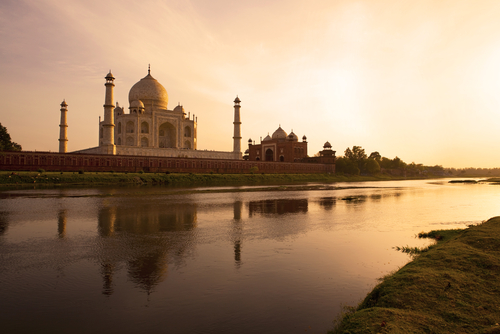 Taj Majal en la India