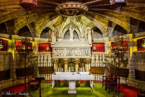 Cripta de Santa Eulalia en la catedral de Barcelona