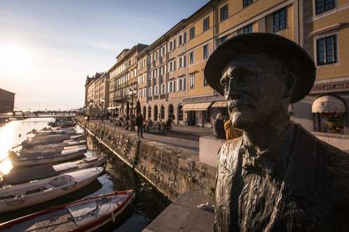 Estatua de James Joyce en Trieste