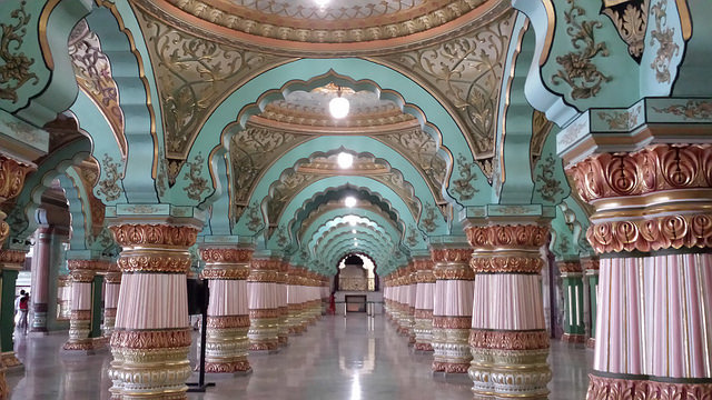 Darbar Hall en el Palacio deMysore
