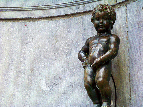 Manneken Pis en Bruselas