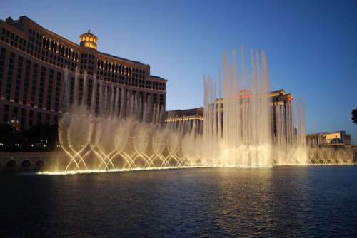 Fuentes del Hotel Bellagio en Las Vegas