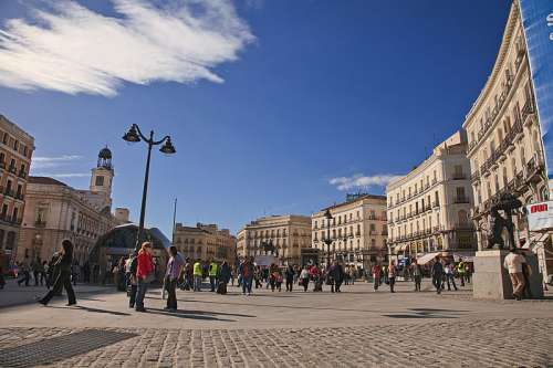 Puerta del Sol en Madrid