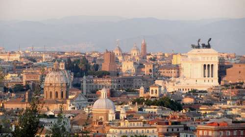 Vistas de Roma desde Gianicolo