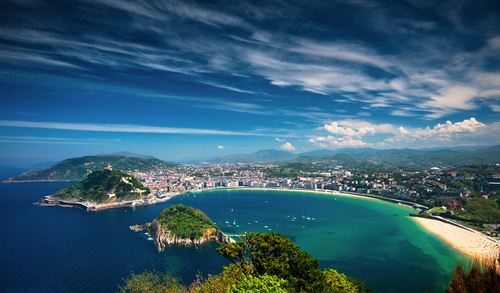 San Sebastián, lugar para visitar en el mapa de España