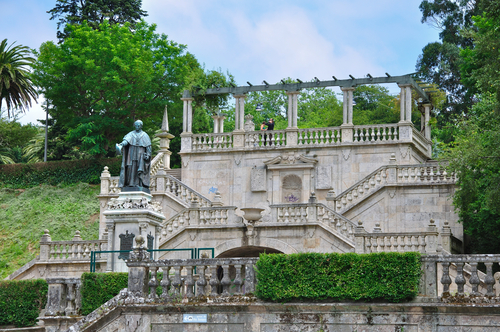 Parque de la Alameda en Santiago de Compostela